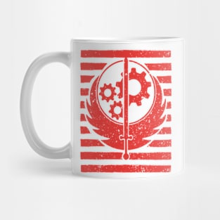 FALLOUT: BROTHERHOOD OF STEEL FLAG (GRUNGE STYLE) Mug